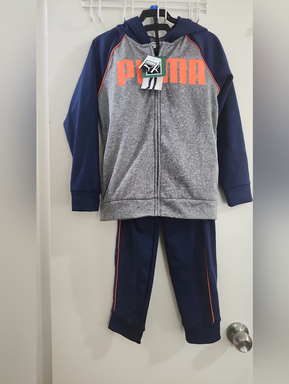 Puma Kids 2 Piece Zip Hoodie & Pajama Set